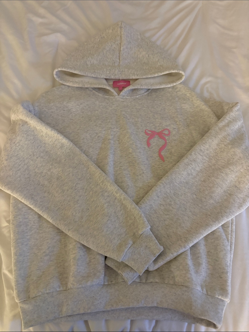 Edikted Sasha Bow Detail Hoodie